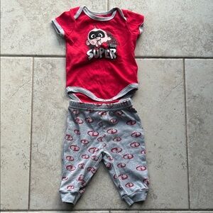 Disney Incredibles 2 Outfit 0-3m